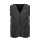 Áo vest sưởi ấm màu đen - Nhiệt độ tối đa và khả năng tùy chỉnh cho các hoạt động ngoài trời