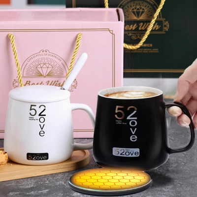 Nhiều mục đích USB Cup ấm thông minh du lịch chai Bàn sưởi ấm với sạc không dây