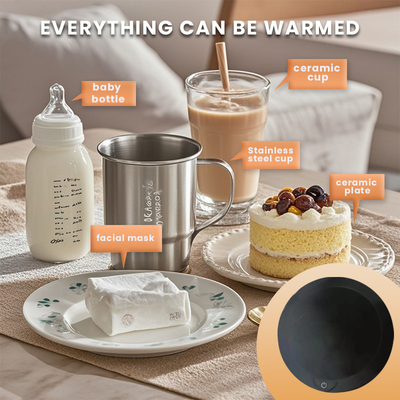 Nhiều mục đích USB Cup ấm thông minh du lịch chai Bàn sưởi ấm với sạc không dây