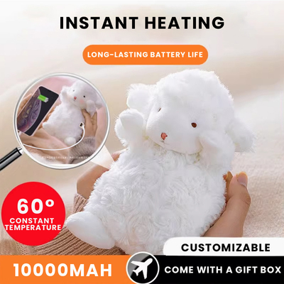 Máy sưởi ấm tay điện Con búp bê Giáng sinh 10000mAh USB nguồn điện sạc lại máy sưởi ấm phòng ngủ RV bên ngoài