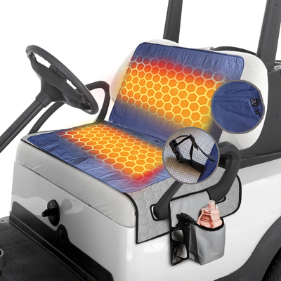 Chuẩn bị cao cấp PU Golf Cart ấm đệm ghế The Ultimate Solution cho DC / AC nguồn điện