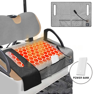3 cấp độ sưởi ấm gối ghế xe gôn golf cho sự thoải mái thêm và có thể rửa