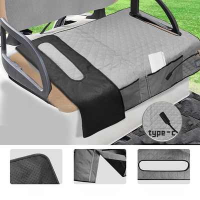 Bảo vệ quá nóng Golf Bàn đệm sưởi ấm cho xe gôn Golf Bàn đệm ghế sưởi ấm Vật liệu có thể giặt nguồn điện DC / AC