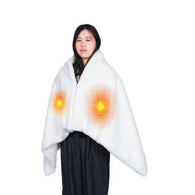 Graphene Far Infrared Heating Shawl chăn điện cho chính xác 45-65C điều chỉnh nhiệt độ