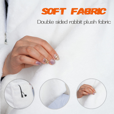 Graphene Far Infrared Heating Shawl chăn điện cho chính xác 45-65C điều chỉnh nhiệt độ