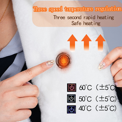 Graphene Far Infrared Heating Shawl chăn điện cho chính xác 45-65C điều chỉnh nhiệt độ
