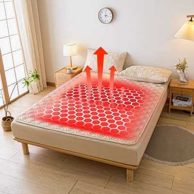 Nhiệt độ có thể điều chỉnhMultifunctional Electric Mattress Cover Cooling &amp; Heating Water Cooled Pad With Therapy Feature F Settings 45-65 Deg For Personalized Comfort In Heating And Cooling Pad