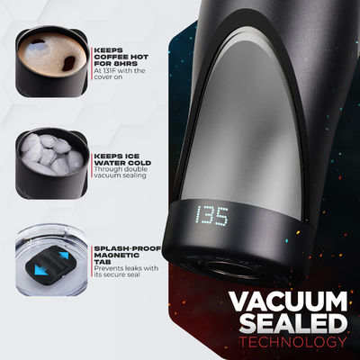 Custom Smart Hot Coffee Mug màn hình LED tự điều chỉnh nhiệt độ cho uống trực tiếp thuận tiện cho xe du lịch