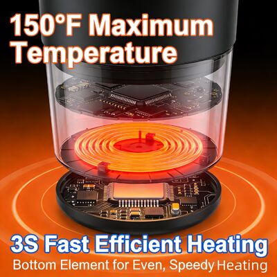 Đèn không gỉ mang theo nhiệt độ tự sưởi ấm được kiểm soát kỹ thuật số Tấm cà phê tự sưởi ấm