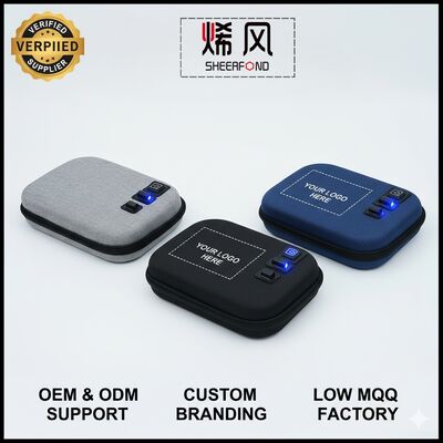 Túi sưởi ấm thực phẩm di động được thiết kế cho túi phẳng hộp bento và bánh sandwich với vỏ cứng chống vỡ và nguồn điện USB