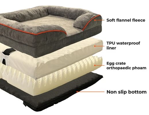 Nệm Chó Thông Minh OEM Theo Dõi Sức Khỏe, Ứng Dụng Theo Dõi Giấc Ngủ/Tim/Hô Hấp Cho Chó Con Chó Già An Tâm