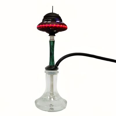 Shisha hookah không dây di động tùy chỉnh với pin bền lâu và hiệu ứng ánh sáng RGB sống động, lý tưởng cho du lịch và ngoài trời