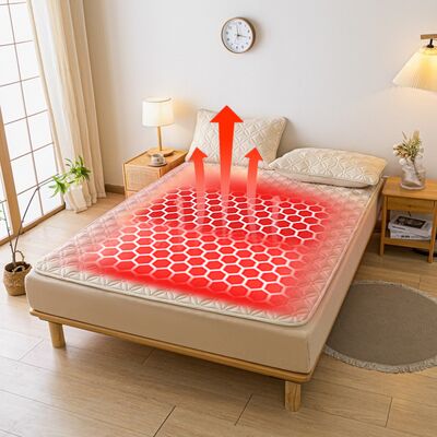 Điện OEM Cụm sợi lưu thông nước điều khiển thông minh sưởi ấm làm mát khu vực kép làm mát chăn cho người ngủ nóng hộ gia đình