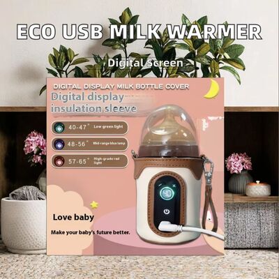 Máy sưởi sữa cầm tay Sheerfond USB 5V2A Máy sưởi chai trẻ em an toàn áp suất thấp với vật liệu Poly / Cotton / EVA cho trẻ sơ sinh