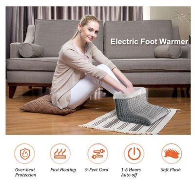 SHEERFOND Động tay mùa đông pin USB 220V thân thiện với môi trường polyester điều chỉnh nhiệt điều hòa thông gió chân ấm cho