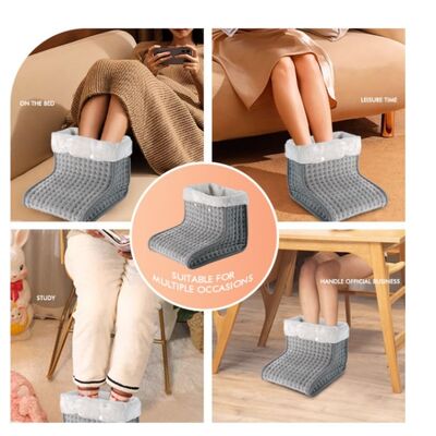SHEERFOND Động tay mùa đông pin USB 220V thân thiện với môi trường polyester điều chỉnh nhiệt điều hòa thông gió chân ấm cho