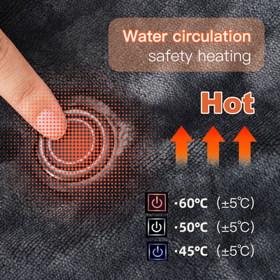 Portable Wearable Electric Blanket Three Speed Temperature Control Graphene Infrared Heat Blanket with Digital Display
