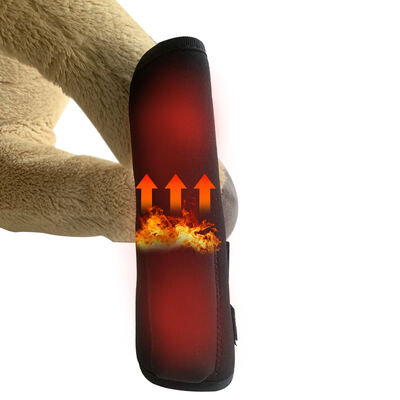 Pet heated knee pads Designed for Comfortable Thermal Joint Care with Rechargeable Battery and Soft Fabric Heating Layer for Pets
