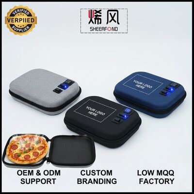 Túi giữ nhiệt thực phẩm di động sạc bằng USB với vải Oxford chống nước và lớp lót cách nhiệt an toàn cho thực phẩm, cho bữa ăn ấm nóng mọi lúc mọi nơi