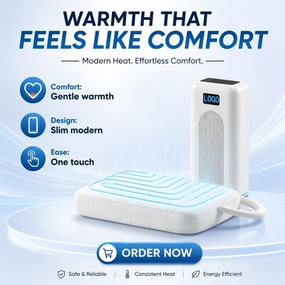 Gối sưởi ấm điện phù hợp cho cả năm cung cấp chức năng làm mát và sưởi ấm với thiết kế thoải mái và nhỏ gọn