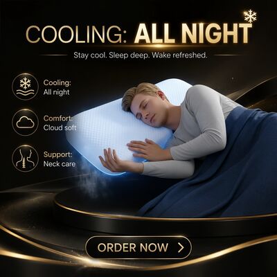Gối sưởi ấm điện phù hợp cho cả năm cung cấp chức năng làm mát và sưởi ấm với thiết kế thoải mái và nhỏ gọn