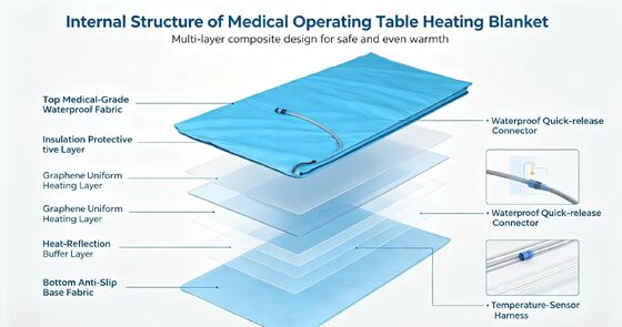 Tấm sưởi điện phù hợp cho bệnh viện, phòng khám, phục hồi chức năng, đám đông và các ứng dụng vật lý trị liệu tại nhà