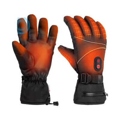 Găng tay sưởi ấm bằng điện, pin tấm graphene Găng tay sưởi ấm 5V, 40-65 °C Điều chỉnh chống gió chống nước Găng tay sưởi ấm nhiệt cho trượt tuyết Đi xe đạp Cắm trại làm việc
