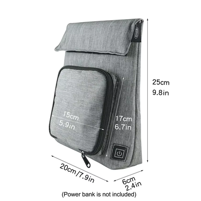 Túi giữ ấm thực phẩm USB có logo tùy chỉnh OEM ODM, chống thấm nước, chống rò rỉ, có thể giặt, túi sưởi có thể tháo rời để đi du lịch, dã ngoại, đi học