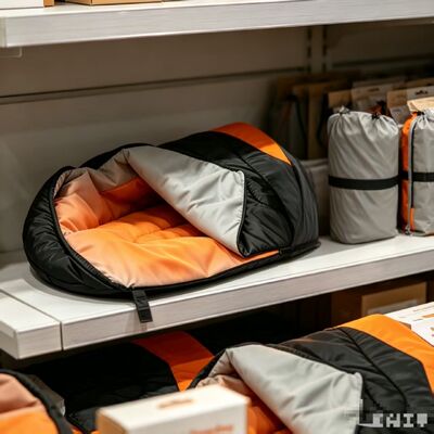 Túi ngủ cho chó sưởi ấm có thể gập lại, dễ mang và lưu trữ, 3 cấp độ điều chỉnh nhiệt độ chống trầy nước và chống trầy xước, CE FCC ROHS chứng nhận