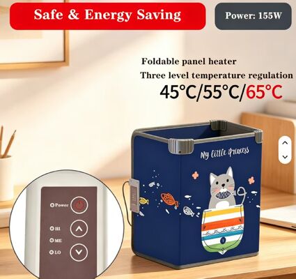 Kích thước tùy chỉnh Điện được sưởi ấm chống gió tấm chân ấm 220V 165W, 3 tốc độ điều chỉnh chống nước chân sưởi ấm thảm cho sưởi ấm trong nhà