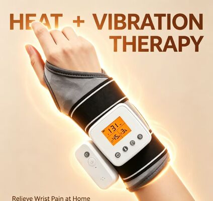 Băng đeo cổ tay có sưởi USB có chức năng massage rung, 3 mức nhiệt độ & cài đặt hẹn giờ, băng quấn cổ tay sưởi ấm hỗ trợ cổ tay do hội chứng ống cổ tay và viêm khớp