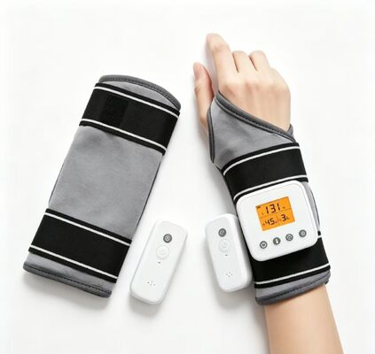 Băng đeo cổ tay có sưởi USB có chức năng massage rung, 3 mức nhiệt độ & cài đặt hẹn giờ, băng quấn cổ tay sưởi ấm hỗ trợ cổ tay do hội chứng ống cổ tay và viêm khớp