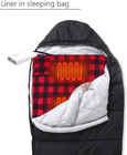 Tấm lót túi ngủ điện rộng 61cm, Túi ngủ tự sưởi ấm với nguồn 5V 2A