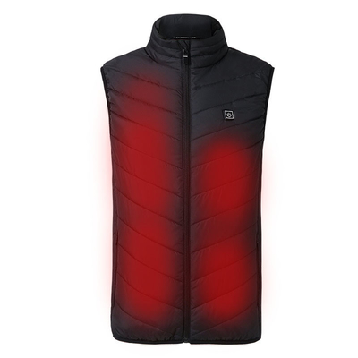 Áo vest mùa đông nam giới với áo vest sưởi ấm bằng điện chạy bằng USB và công nghệ sưởi ấm tiên tiến