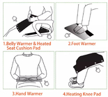 Túi sưởi điện cầm tay USB Đệm sưởi ấm Ghế có thể giặt được Kiểu đệm