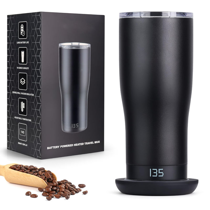Custom Smart Hot Coffee Mug màn hình LED tự điều chỉnh nhiệt độ cho uống trực tiếp thuận tiện cho xe du lịch