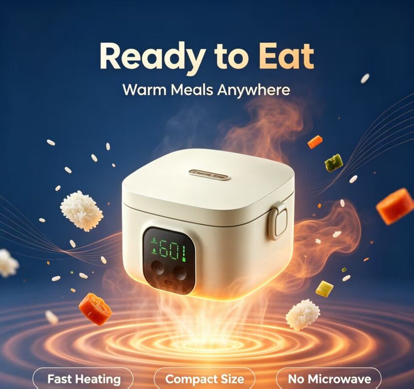 Hộp cơm điện USB đa nhiệt độ, Hộp hâm nóng thức ăn di động bằng thép không gỉ 304, Giữ ấm 3-4 giờ, Hộp hâm nóng thức ăn dung tích 500ml cho du lịch dã ngoại
