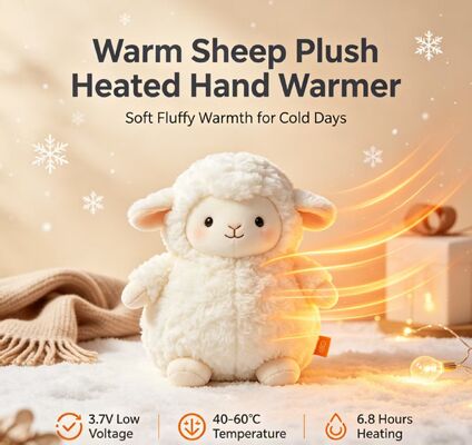 Lòng sưởi ấm cho bàn tay có thể sưởi ấm lại, mức độ 40-50-60 °C Nhiệt độ điều chỉnh, 6-8H Máy sưởi túi xách cầm tay lâu bền,Món quà sưởi ấm mùa đông bằng sợi polyester cho sử dụng trong nhà ngoài trời